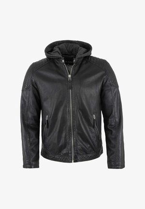 Lederjacken24 ARROW - Lederjacke - navy