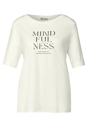 SOFTES MIT WORDING - T-shirts print - weiß