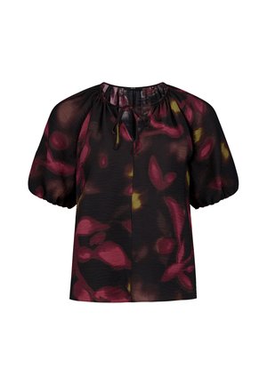 zero, Blouse - black dark red