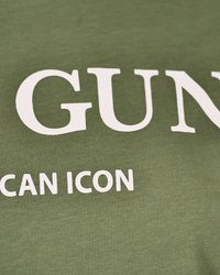 TOP GUN Printtipaita - olive