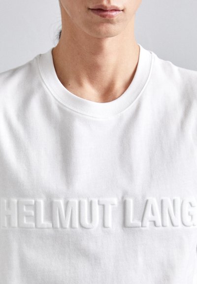 Helmut Lang EMBOSSED TANK ROUNDE - Topper - optic white