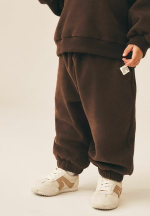 Next, REGULAR FIT - SWEAT JOGGERS - Dresside alumine osa - chocolate brown