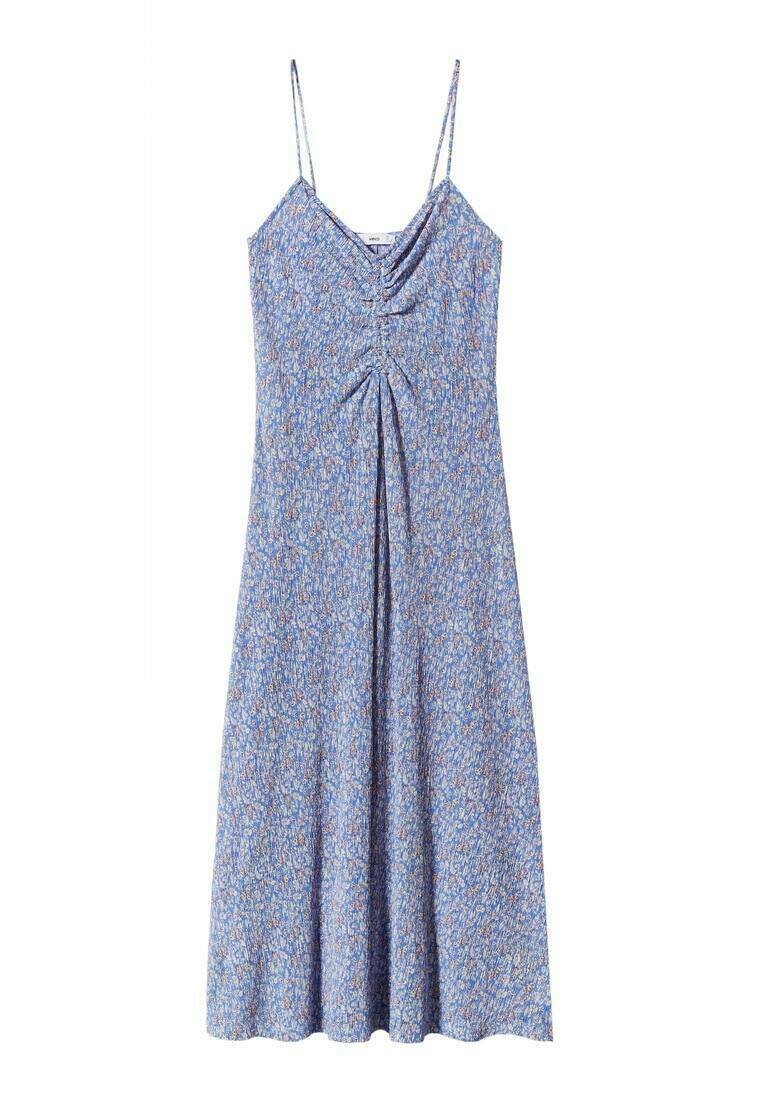 Mango Jurk donkerblauw
