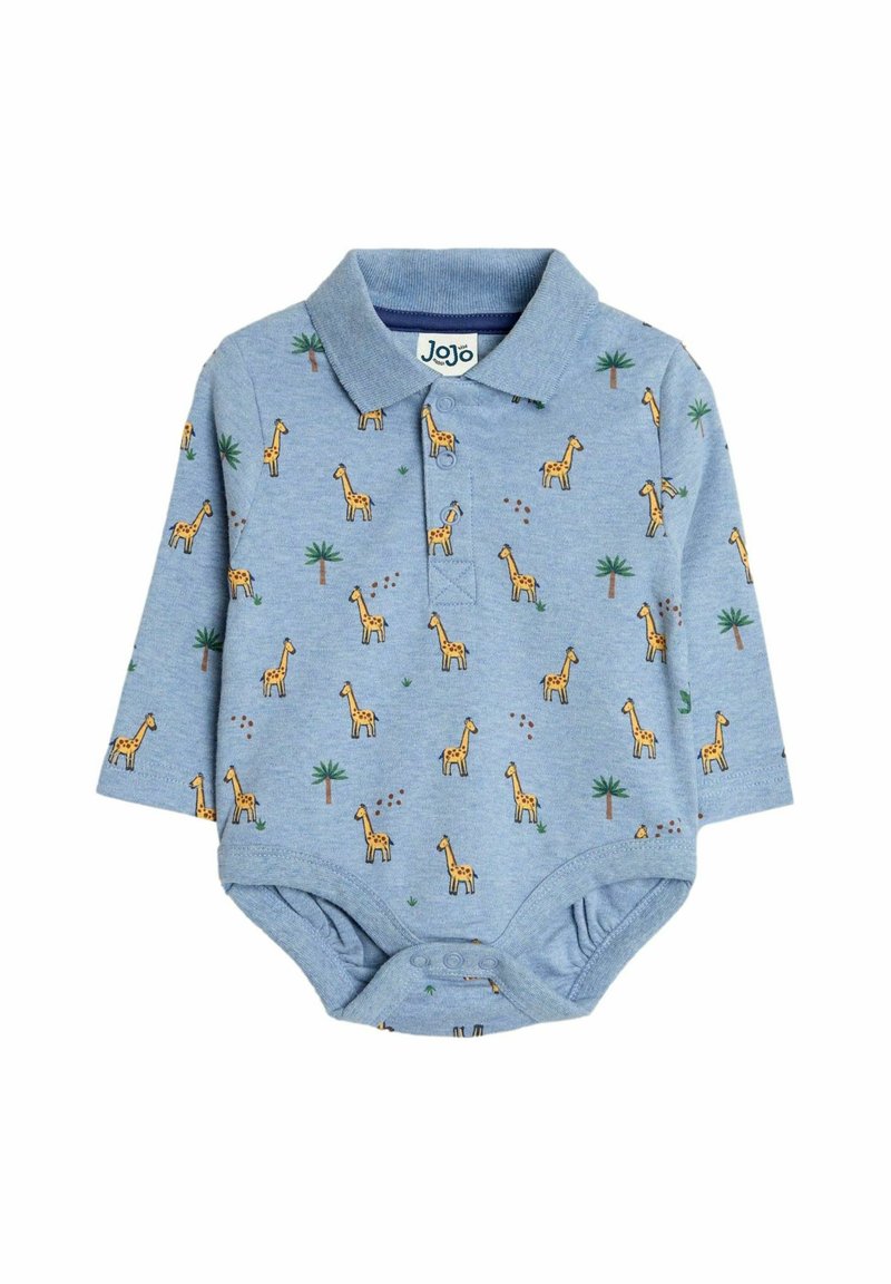 JoJo Maman Bébé GIRAFFE PRINT  - REGULAR FIT - Polo - blue