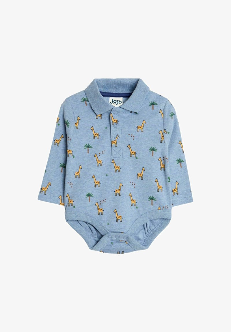 JoJo Maman Bébé GIRAFFE PRINT - REGULAR FIT - Polo - blue