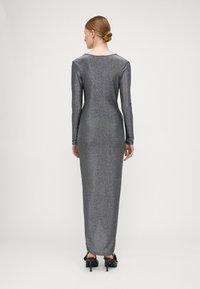 WAL G TALL LOLA GLITTER WRAP DRESS - Roupa de cerimónia - silver
