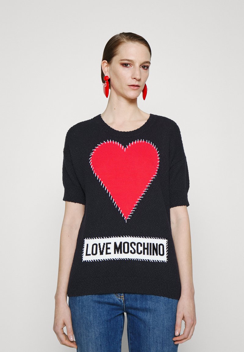 Love Moschino Trui navy blue/donkerblauw Zalando.nl