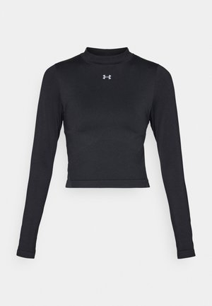 Under Armour VANISH SEAMLESS - Long sleeved top - black/steel
