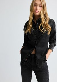 Next SEAM DETAIL WESTERN REGULAR FIT - Overhemdblouse - black stud