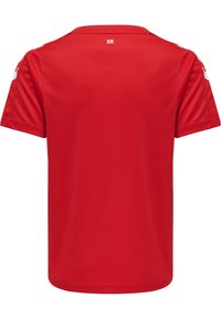 Hummel CORE  - T-shirts print - true red, white