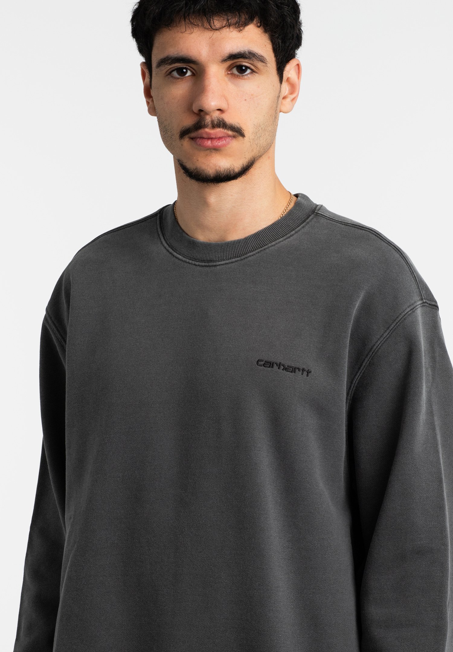 CARHARTT WIP｜ (DUSTER SCRIPT SWEATSHIRT (I033065 89.GD) Carhartt WIP Duster Script Sweat Black | BSTN Store