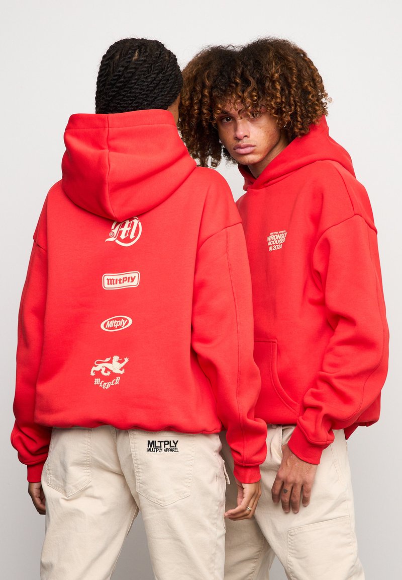 Multiply Apparel OVERSIZE JUDGMENT - Hoodie - flame scarlet