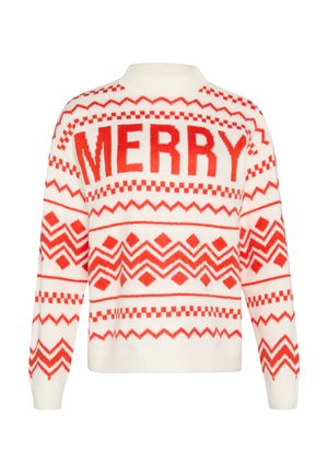 s.Oliver WEIHNACHTS - Strickpullover - hellorange