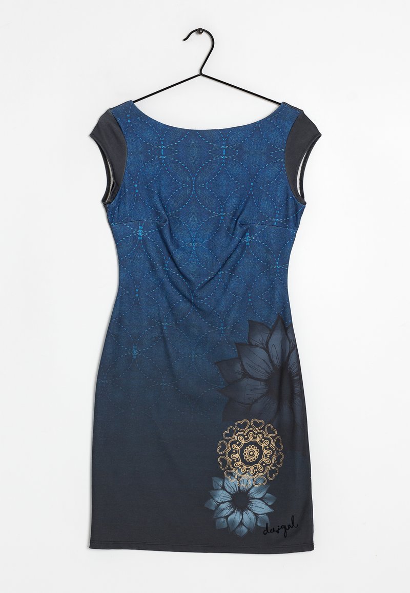 Desigual Robe fourreau - blue