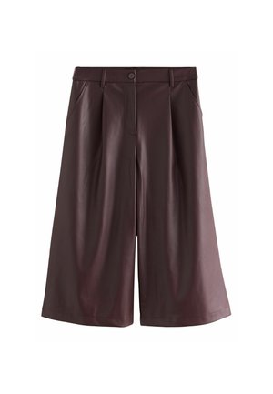 Broek - burgundy red