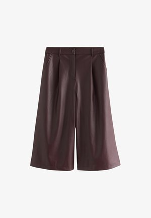 Pantalones - burgundy red