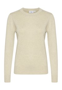 MilaSZ Pullover - Stickad tröja - jojoba melange