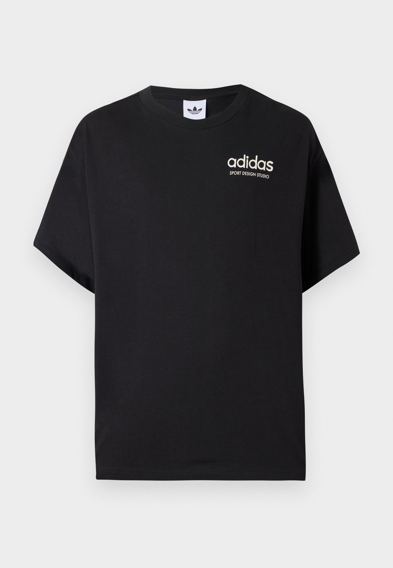 adidas Originals T-shirt print zwart adidas Originals T-shirt print zwart