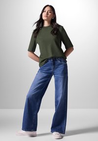 Street One T-shirt basic - grün