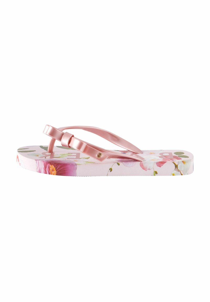 Baker by Ted Baker FLORAL PRINTED BOW FLIP FLOPS REGULAR FIT Tongs