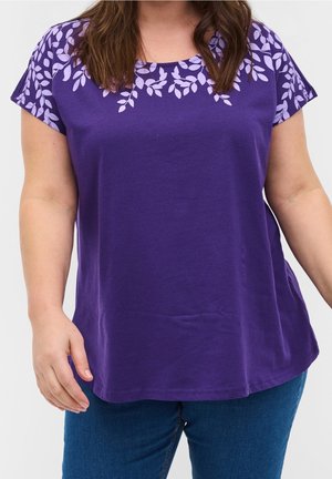 T-shirt print - purple