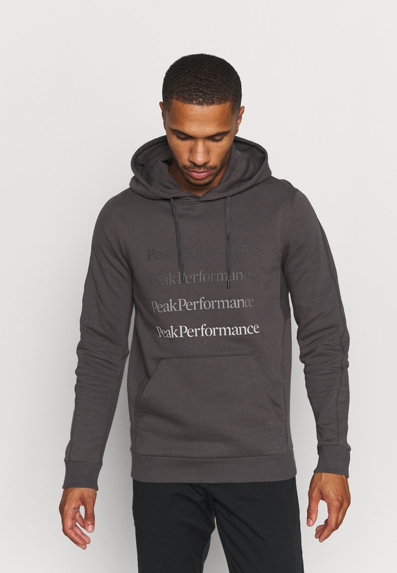 Peak Performance GROUND HOOD Hoodie motion grey/grey Zalando.de