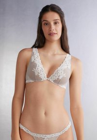 Intimissimi ELENA PRETTY FLOWER - Triangel-bh - weiß j ice grey talco