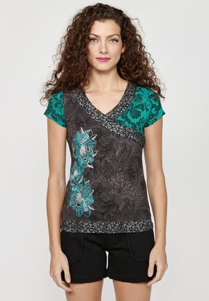 SHORT-SLEEVED - T-shirts print - menta mint