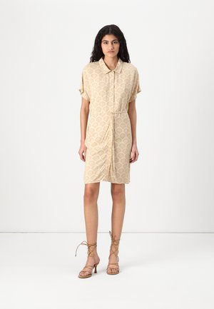 ONLNOVA LIFE SHIRT DRESS - Skjortekjole - biscotti