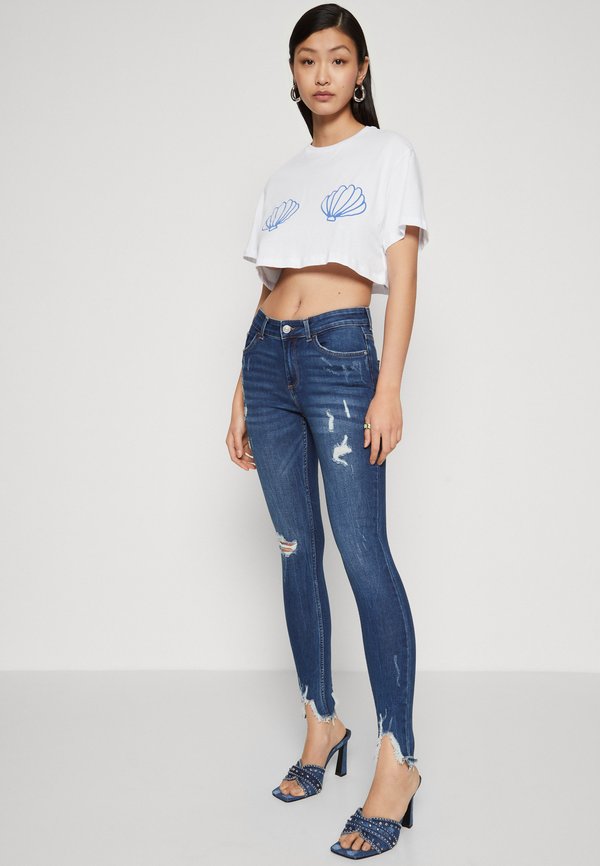ONLHUSH MID WAIST - Jeans Skinny Fit4