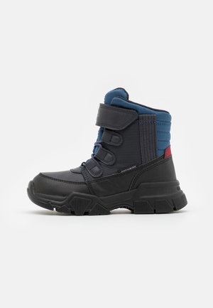 NEVEGAL BOY ABX - Snowboots - navy/dark red