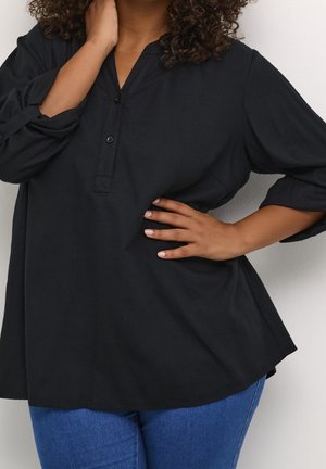Blouse - mottled black