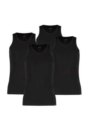 4 ER PACK  - Unterhemd/-shirt - black