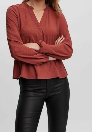 Blouse - cognac