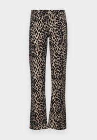 ONLLOPEZ ANLIE  - Nohavice - black/leo