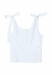 CONTRAST WITH TIES - Linne - white