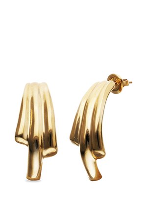 RAÍCES  U - Pendientes - gold-coloured