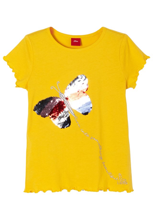 T-Shirt print - yellow