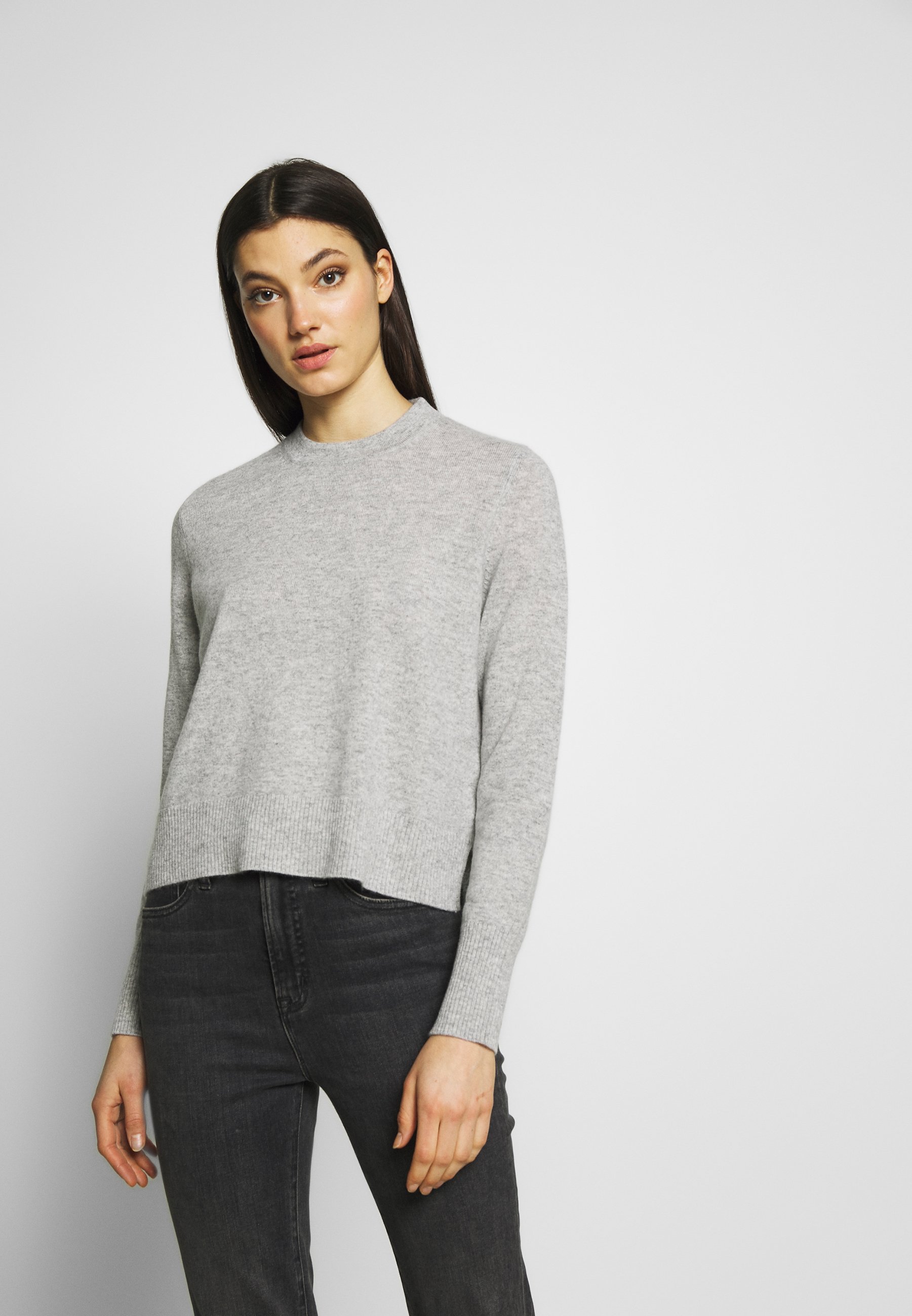 FTC Cashmere MOCKNECK Trui silver stone Zalando.nl Hollister Co. MOCK NECK Trui stone Zalando.nl