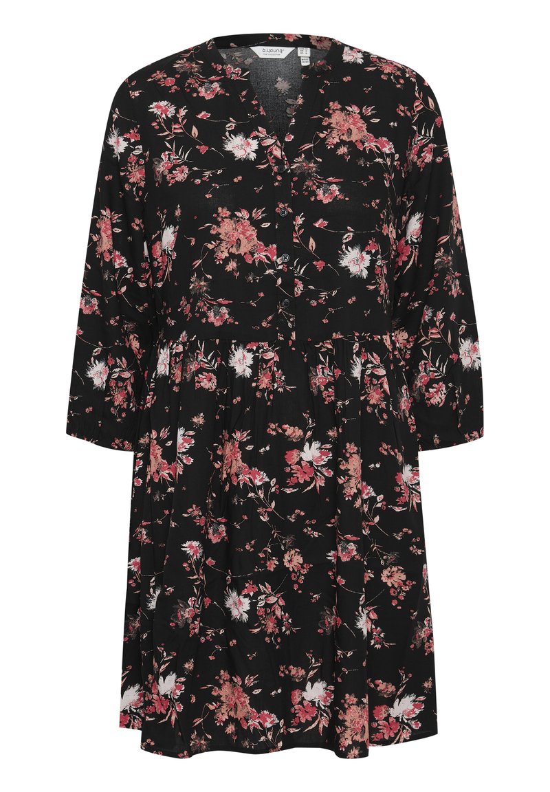Damen Freizeitkleider | b.young BYMMJOELLA VNECK Blusenkleid coral cloud mix/rot - DH14767 Damen Freizeitkleider | b.young BYMMJOELLA VNECK Blusenkleid coral cloud mix/rot - DH14767