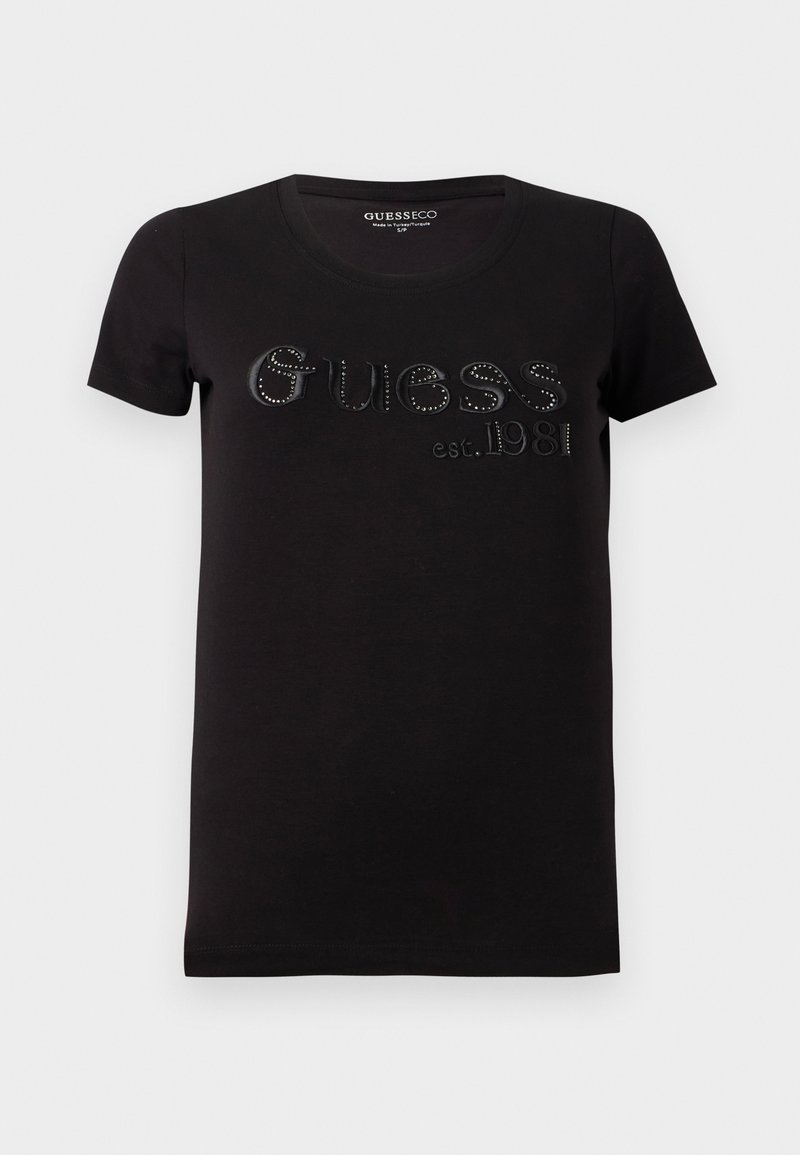 Guess T-shirt print zwart Guess T-shirt print zwart