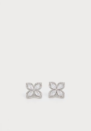 SIVAN - Earrings - silver-coloured/clear multi-coloured