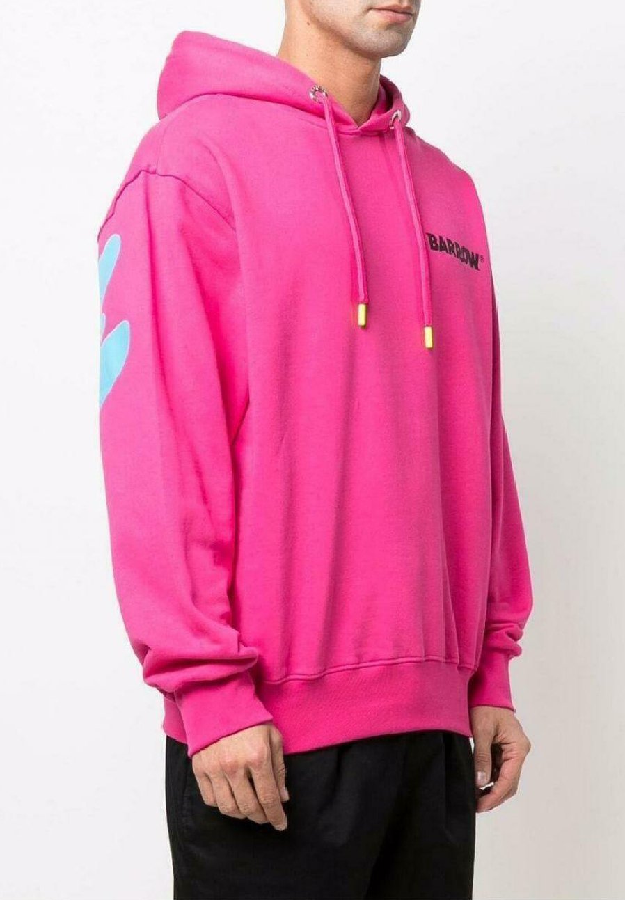 Barrow UNISEX - Felpa con cappuccio - fragola/rosa fluo - Zalando.it