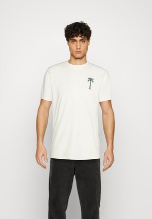 EMBROIDERED PALMS - T-shirt basic - white