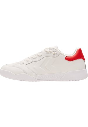 Sneakers - white red