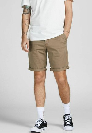Jack & Jones JPSTBOWIE SOLID MID - Shorts - beige