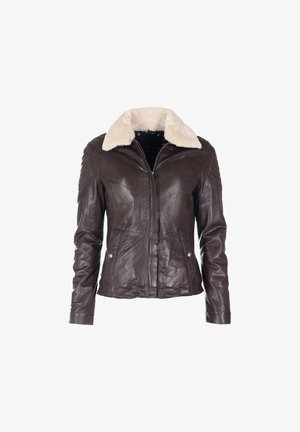 Mustang, Leren jas - brown