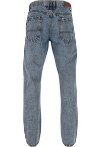 Urban Classics STRAIGHT LEG  - Tiesaus kirpimo džinsai - light skyblue acid washed
