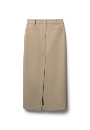 CON SPACCO - Jupe crayon - beige medio