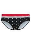 PANTS - Bikinibroekje - black/red